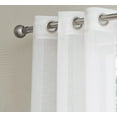 thumbnail image 2 of Ombre Semi Sheer Light Filtering Grommet Window Curtains & Drapes 76 x 84 Navy, 2 of 6