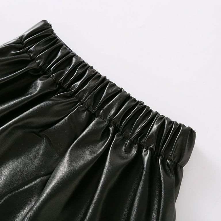 Black satin 2025 skirt 3t