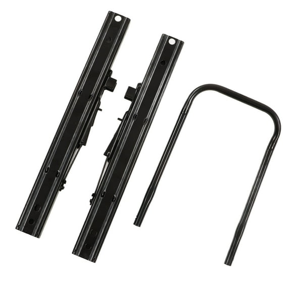 Aramox Slider Track, Slide Set Steel Dual Rails Double Locking Adjustable Slider Track For RVs Boats Trucks