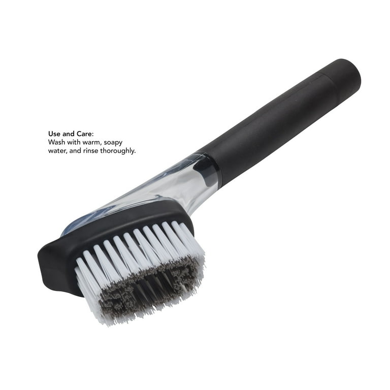 Soap Dispensing Dish Brush with Built-In Scraper photo 3