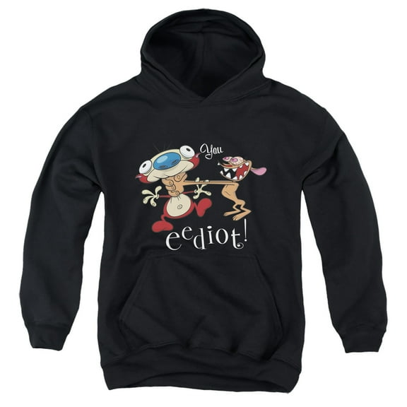 Ren And Stimpy You Eediot Unisex Youth Pull-Over Hoodie