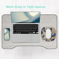 thumbnail image 4 of SHIQI-Small Mouse Pad 6.6 Inch, Takes up Wrist and Mouse Space, Waterproof Compact Mini Mouse Mat for Laptop Computer Wireless Mouse Keyboard Home Office Travel,Blue Gold, 4 of 4