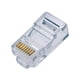 thumbnail image 1 of Bote 100 conectores RJ45 Qian Cat5/5e, 1 of 2