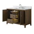 thumbnail image 3 of Vanity Art 48" Bathroom Vanity with Sink and Engineered Marble Top, Freestanding Storage Cabinet with 2 Drawers, 2 Shelves and 1 Flip Down Tray, 3 of 9