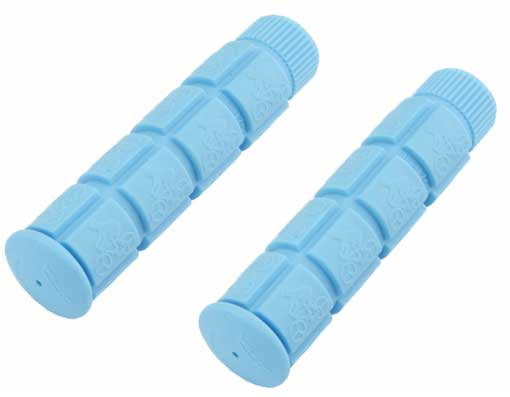 Light blue bike grips Clearance