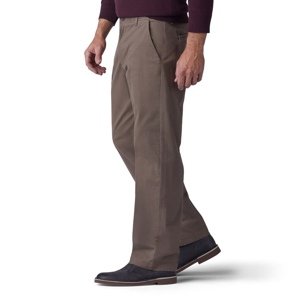 Joe Wenko Mens Trousers Classic Cotton Straight-Leg Zipper Cargo Pants