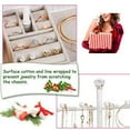 thumbnail image 7 of Meangood Jewelry Tree Stand Organizer 3in1 Necklace Organizer Display Bracelet Earrings and Ring Tray Jewelry Holder Hanger Metal（White）, 7 of 7