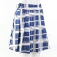 thumbnail image 2 of Honganda Women's Pleated High Waist Plaid Print  Uniform A-Line Short Skirt, 2 of 5