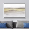 thumbnail image 2 of wall26 Framed Canvas Print Wall Art Yellow and Brown Pastel Landscape Abstract Shapes Illustrations Modern Minimalist Relax/Calm Cool for Living Room, Bedroom, Office - 16"x24" White, 2 of 5