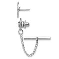 thumbnail image 2 of Master Mason Signet Freemason Masonic Tie Tac Chain Lapel Pin Bar, 2 of 7