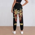 thumbnail image 3 of Attack On Titan Women's Sweatpants Fall Jogger Pants Workout Lounge Comfy Athletic Joggers 3XL, 3 of 8
