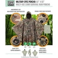 thumbnail image 4 of USGI Industries Military Style Poncho | Lightweight Tactical Multi Use Rip Stop Camouflage Rain Poncho | Perfect for Hiking, Hunting, Emergency Tent, Survival (OCP), 4 of 5