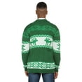 thumbnail image 5 of Coshow Men's Christmas Cardigan Long Sleeve Ugly Xmas Reindeer Snowflake Cardigan with Shawl Collar, 5 of 5
