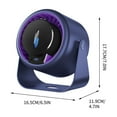 thumbnail image 3 of Qwtwty Oscillating Fan Spray Desktop Fan USB Charging Digital Display Circulating Fan Portable Humidification Air Conditioning Fan Mini Air Cooler, 3 of 6