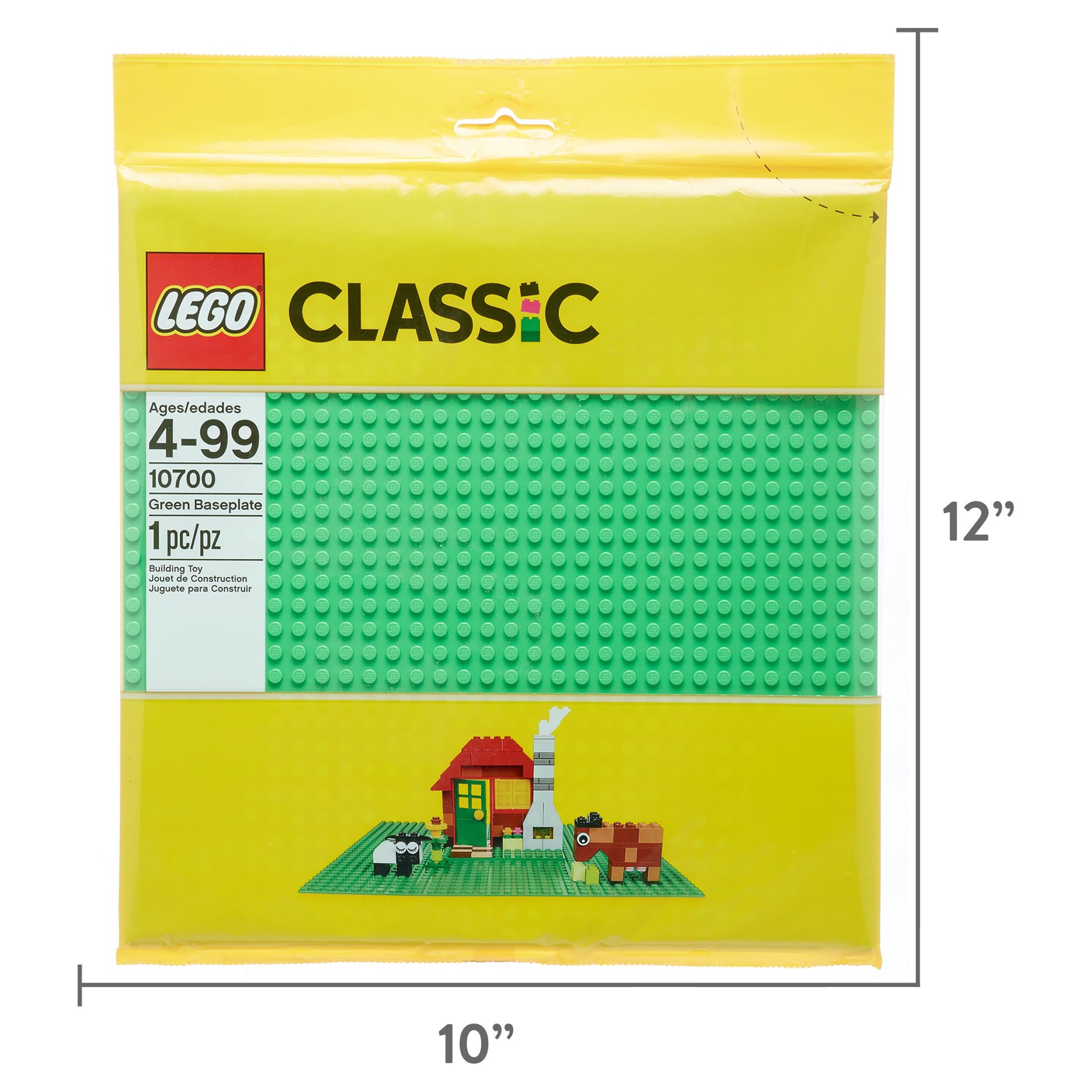 LEGO Classic Green Baseplate 10700 Building Accessory (1 Piece) - image 6 of 6