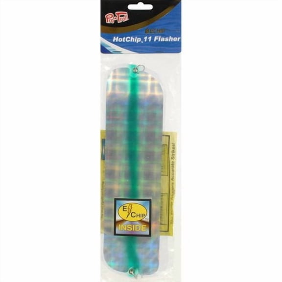 Pro-Troll Hot Chip Flasher with EChip, UV Plaid Green
