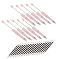 thumbnail image 1 of 10x Beadable Pens Ball Pen Ballpoint Pen Bulk for Drawing Journaling Writing pink, 1 of 9