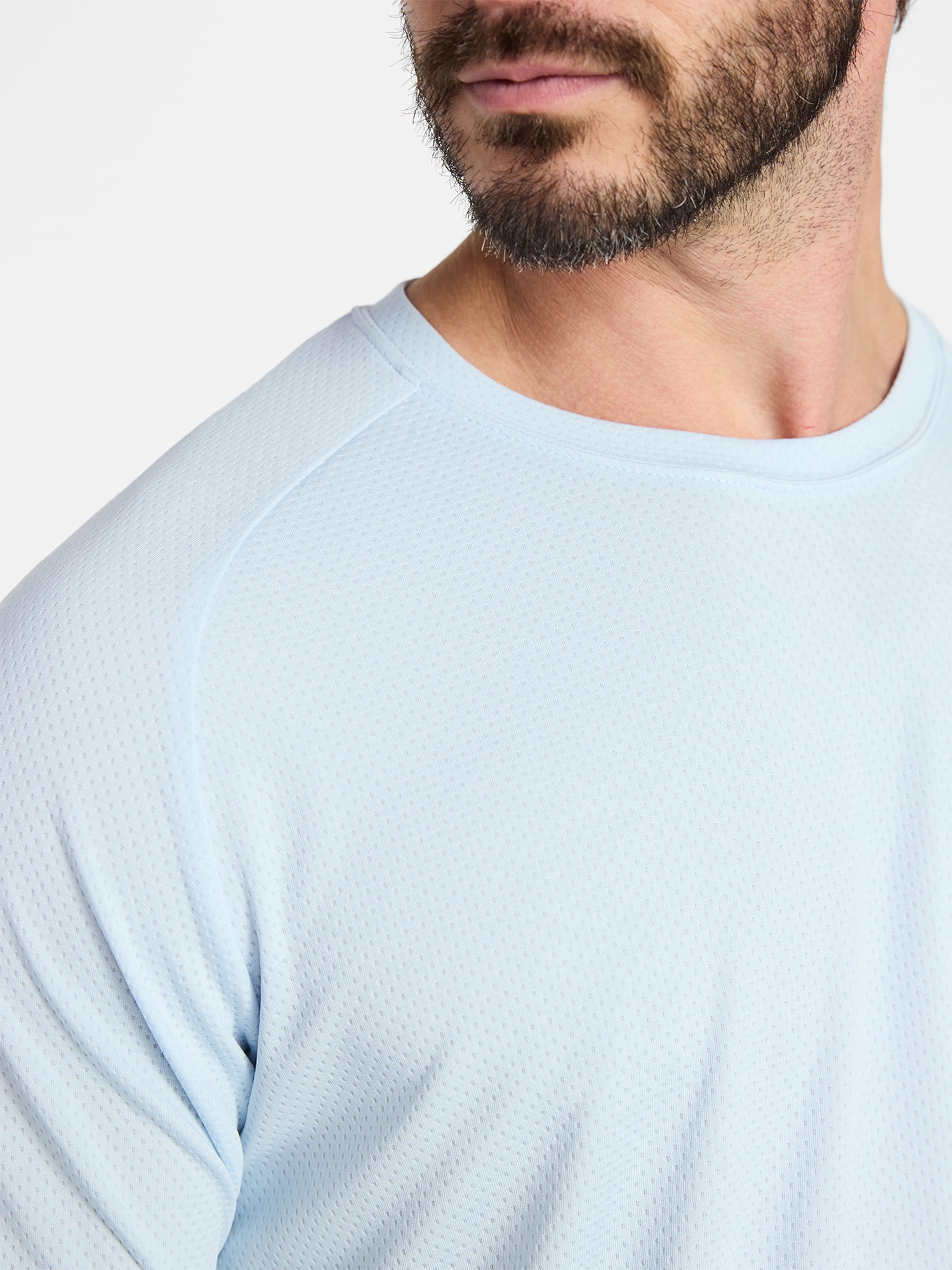 Athletic Works Men's and Big Men's DriWorks Mesh Tee with Short Sleeves, Sizes XS-5XL