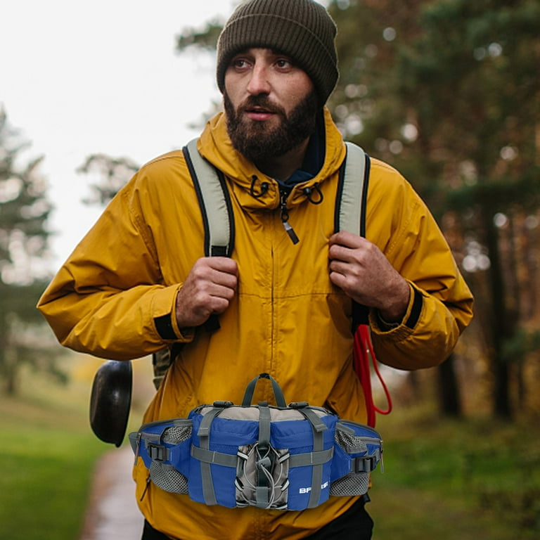 Bp vision outdoor fanny pack hiking camping fishing waist bag 2 water bottle holder lumbar pack hotsell