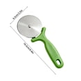 thumbnail image 2 of Stainless Steel Pizza Cutter with Handle Baking for Slicing Pizzas and Flatbreads, 2 of 5