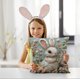 thumbnail image 1 of Easter Decoración del hogar Easter Bunny Egg-Print Pillowcase with Embroidery Inspiration Polyester Christmas Pillowcase Decoración del hogar, 1 of 6