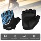 thumbnail image 5 of Guantes de ciclismo de montaña de verano, transpirables, de medio dedo, color azul XL, para exteriores, 5 of 8