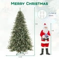 thumbnail image 4 of Costway 9 FT Artificial Christmas Tree with  360° Quick Power Connector 1714 Pine Needles, 4 of 10