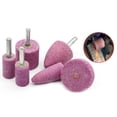 thumbnail image 4 of 1pcs Tête de Polissage Tête de Roue Abrasive Montée pour Outil Rotatif Tige 6mm, 4 of 10