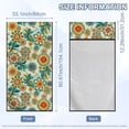 thumbnail image 7 of XYZCANDO Boho Florals Car Seat Towel Sweatproof Yoga Towels Blanket for Post Gym Workout Running Swimming Beach and Hiking Non Slip Backing Sweatproof Cushion Protector, 7 of 7