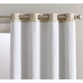 thumbnail image 3 of THD Damask Flocked 100% Blackout Grommet Curtain Panels - Set of 2, 3 of 4