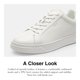 thumbnail image 4 of Zapatilla Coach High Line para hombre en color blanco óptico talla 7.5, 4 of 5