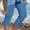 Blue#1, variant on LEBONYARD Capris for Women Plus Size Clearance,Capris for Women Elastic Waist 2024 clearance,Womens Athletic Cropped Pants Solid Color Casual Elastic Waist Beach Pants Brown XL