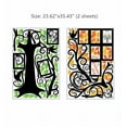 thumbnail image 6 of Family Tree Wall Decal - Heart Shaped Wall Sticker with 9 Large Photo Picture Sticker Frames, 6 of 7