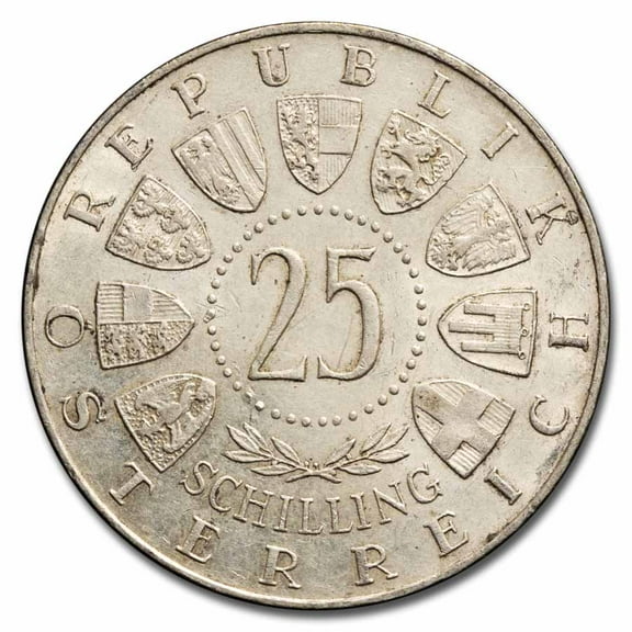 Austria Silver 25 Schilling Commemoratives Avg Circ (Random Year)