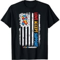 thumbnail image 2 of 100% Cotton Unisex Autism Shirt Autistic Love Accept Support Autism Awareness T-Shirt, 2 of 5