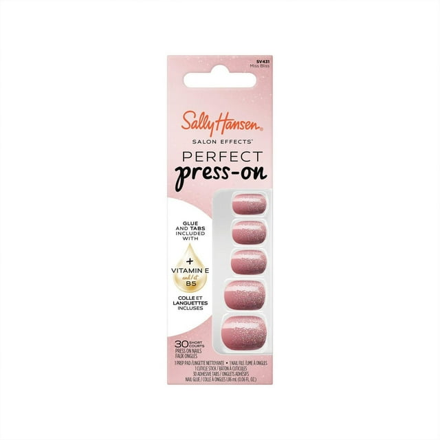 Salon Effects Perfect Press-On Nails, Non-Damaging Manicure, Easy to Apply