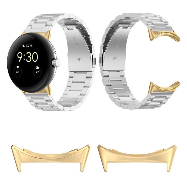 2 uds adaptador de correa de reloj herramientas de bricolaje adaptador de conector de Metal para Google Pixel Watch