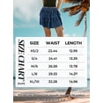 thumbnail image 6 of EMMIOL Women's High Waisted Ruffle Hem Flowy Skorts 2026 Summer Casual Mini Skort Shorts, 6 of 7