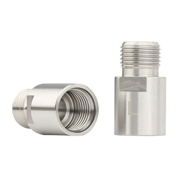 Naiovety Perno de extensión del eje del Pedal, espaciador profesional, accesorios de repuesto, pernos extensores de eje de Metal resistente, Ciclismo Plata
