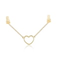thumbnail image 1 of Moda mujer señora bufanda clip en forma de corazón colgante bufanda chal hebilla accesorio de joyería (B), 1 of 4