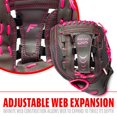 thumbnail image 3 of Guante de béisbol Franklin Sports Shok Sorb Kids 10.5 - Rosa, 3 of 9