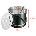 thumbnail image 4 of 1L Stainless Steel Ice Bucket Ice Holder with Clamp Accessory for Bars,Club, Hotels and Restaurants with Carry Handle Ice Container, 4 of 4