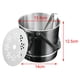 thumbnail image 4 of Cubo de acero inoxidable Macarena con pinzas para hielo, 4 of 4