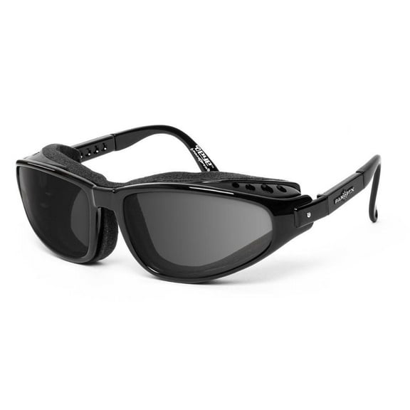 7eye by Panoptx 110541 Raptor Glossy Black Frame with Sharp View Gray Lens