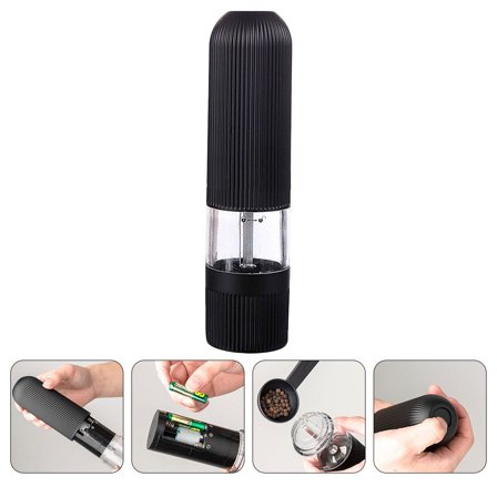 FOLOYORI Portable Small Electric Coffee Grinder 1Pc Black Plastic Pp Acrylic 20 5x5 2in