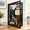 Black-13*16, variant on Black 16*20 Wood Shadow Box Frame with Glass Front and Linen Backboard
