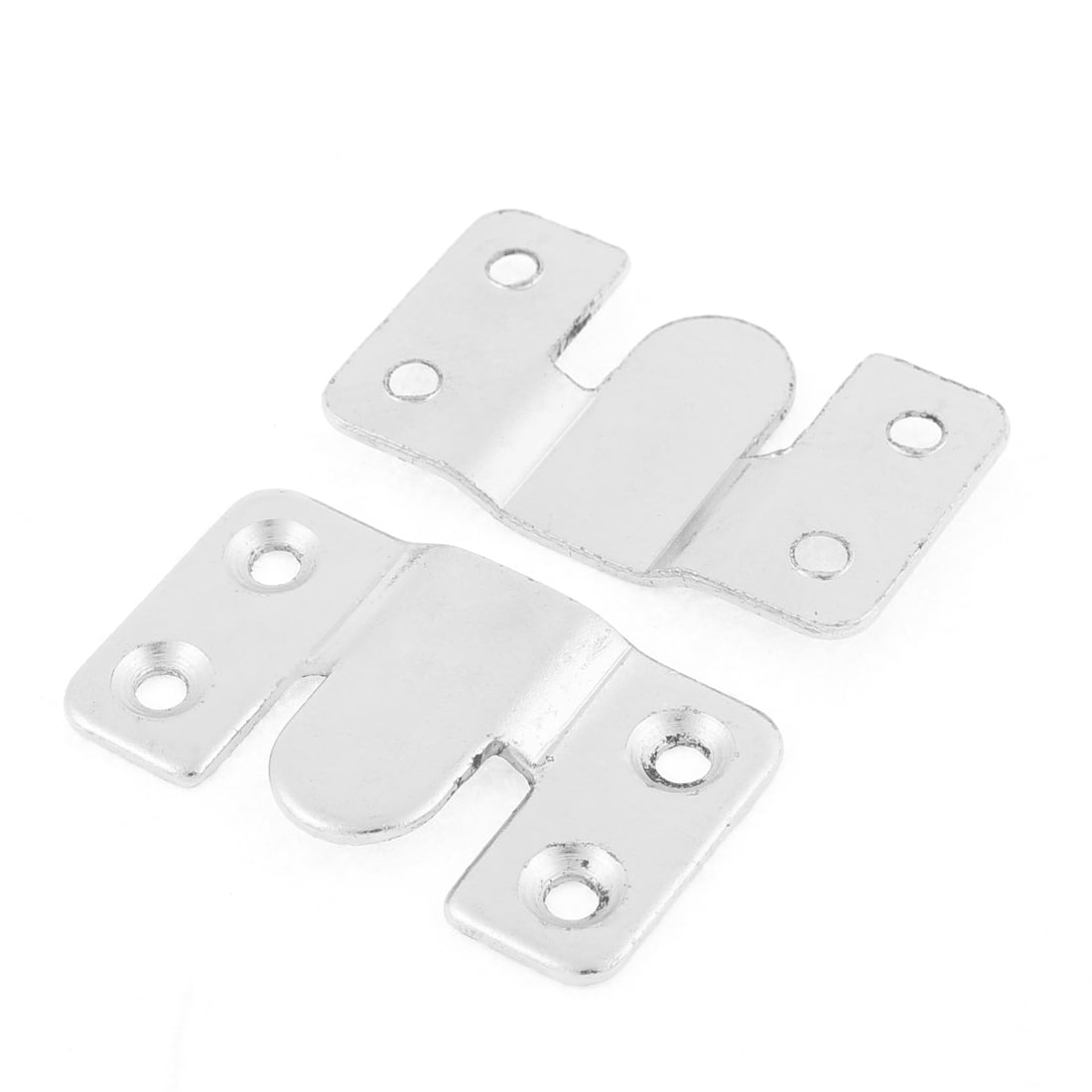 Home Sofa Metal Sectional Interlock Bracket Joint Connector Silver Tone ...