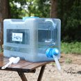 thumbnail image 1 of Cubo de agua al aire libre con grifo Sin fugas Tanque de agua para viajes de campamento (18L), 1 of 9