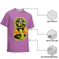 thumbnail image 4 of Cobra Kai T-Shirt for Boys Girls, Kids Novelty Crew Neck Tops, Lightweight Short Sleeve Tee, XS-XL, 4 of 9