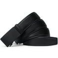 thumbnail image 6 of Sendefn Men's Leather Belt Automatic Ratchet Buckle Slide Belt for Dress Casual Trim to Fit with Gift Box(A-black-30,34'' to 52'' WAIST ADJUSTABLE), 6 of 6